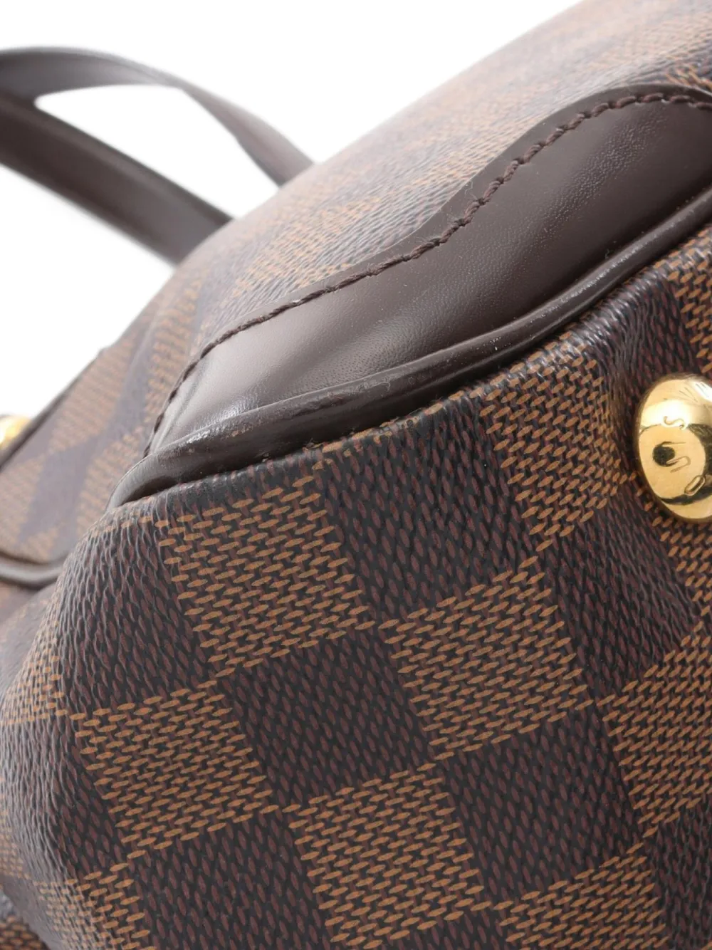 Pre-owned Louis Vuitton 2013 Verona Pm Leather Handbag In Brown