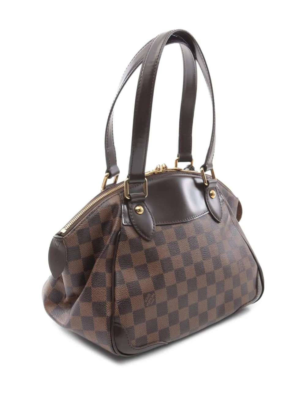 Pre-owned Louis Vuitton 2013 Verona Pm Leather Handbag In Brown
