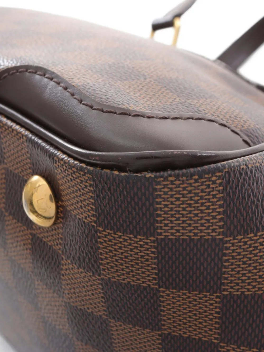 Pre-owned Louis Vuitton 2013 Verona Pm Leather Handbag In Brown