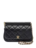 CHANEL Pre-Owned 2021 Matelasse leather shoulder bag - Black