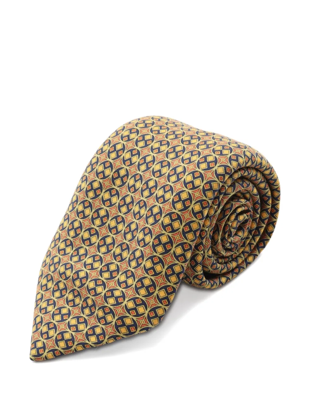 Hermès Pre-Owned 2010s silk tie | Yellow | Image 1