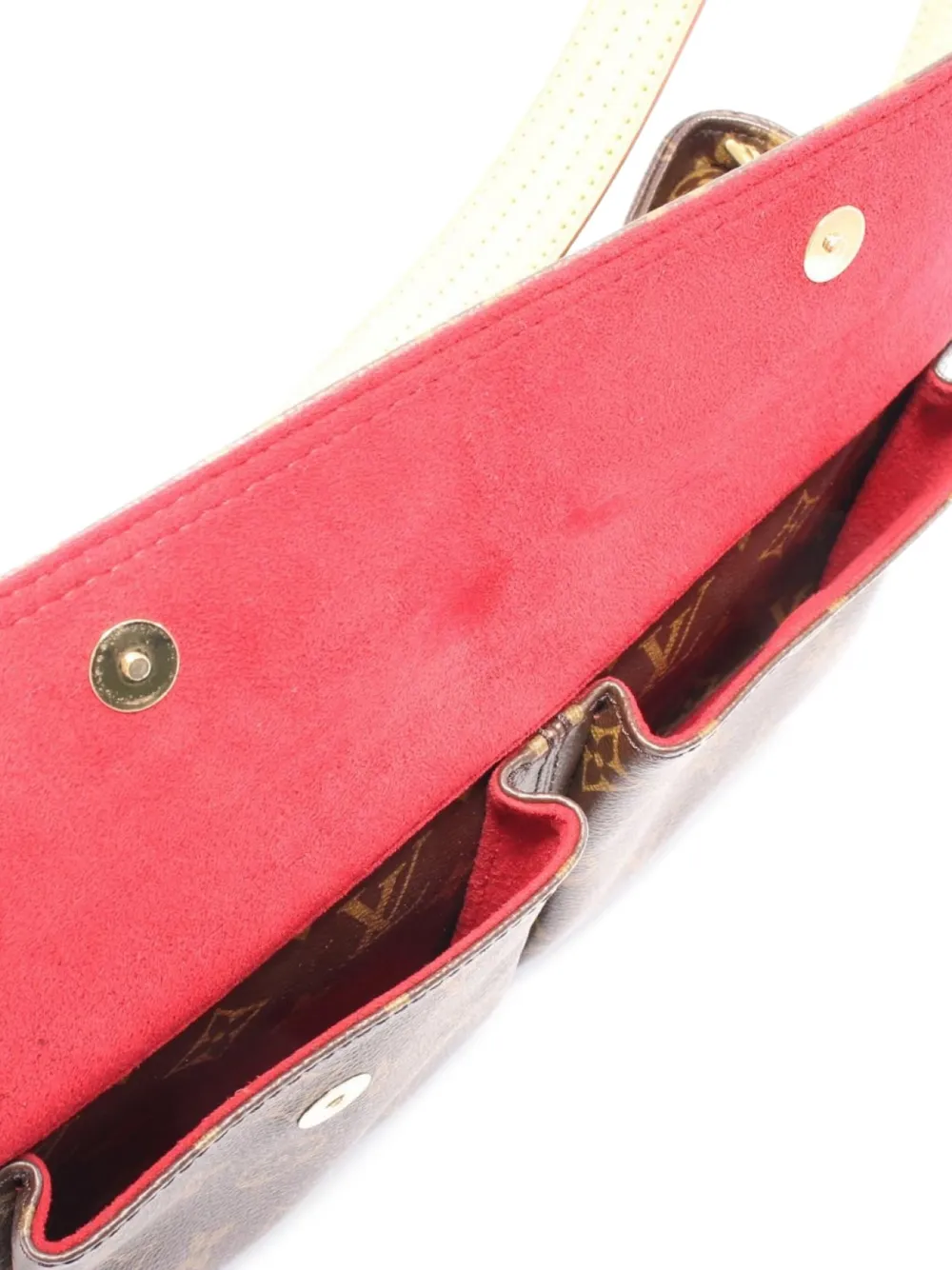 Pre-owned Louis Vuitton 2004 Viva Cité Mm Shoulder Bag In Brown