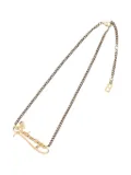 Balenciaga Pre-Owned 2010s logo-plate necklace - Gold