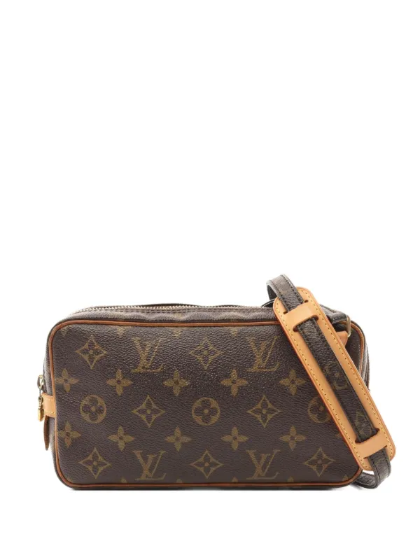 Louis Vuitton Pre-Owned 2002 Marly Cross Body Bag Brown FARFETCH IN