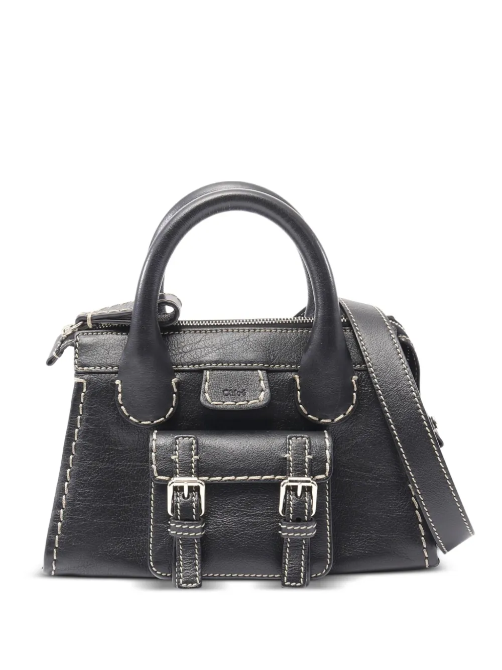 Chloé Pre-Owned 2010s Edith leather two-way handbag | Black | Image 1