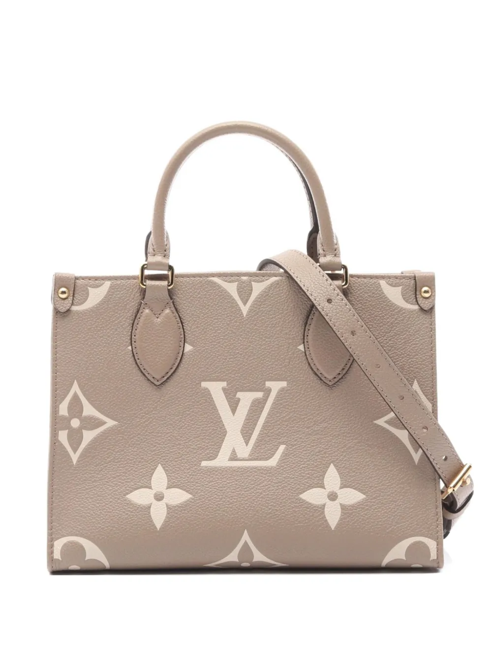 Louis Vuitton Pre-Owned 2021 オン ザ ゴー PM ハンドバッグ - ニュートラル Louis Vuitton Pre-Owned 2021 オン ザ ゴー PM ハンドバッグ - ニュートラル