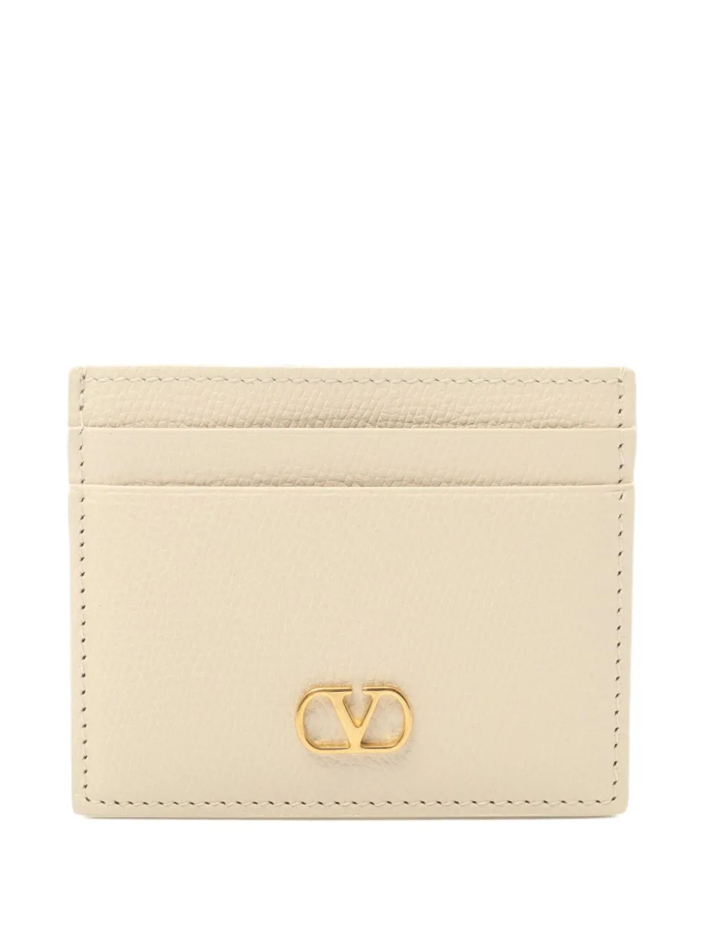 2020s V-logo leather cardholder