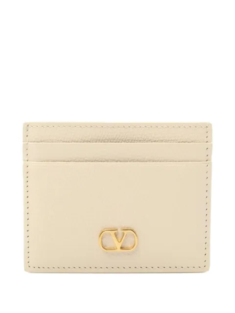 Valentino Garavani Pre-Owned 2020s V-logo leather cardholder