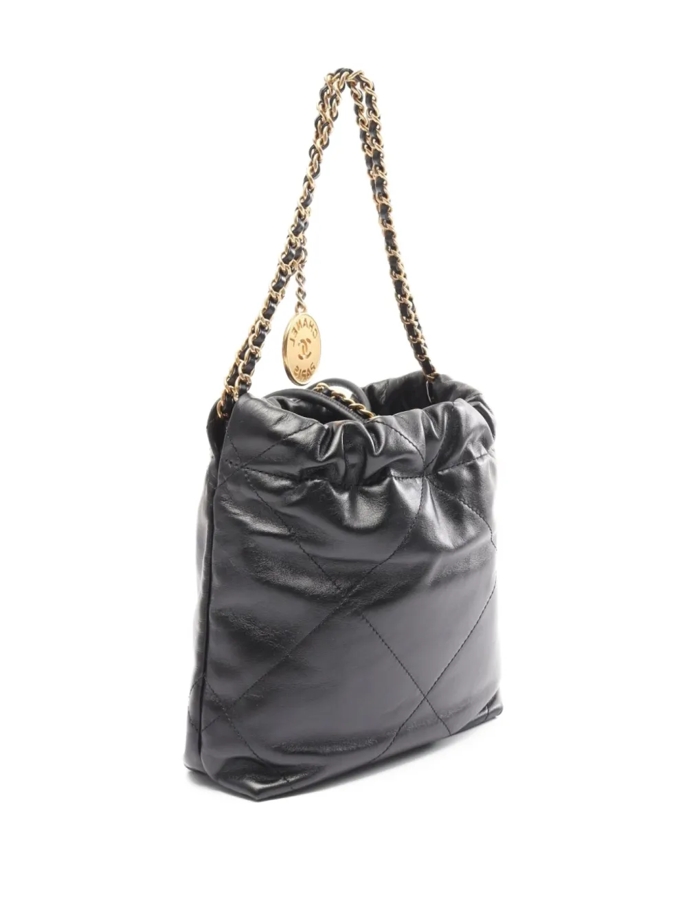 Pre-owned Chanel 2021 Mini Chain Shoulder Bag