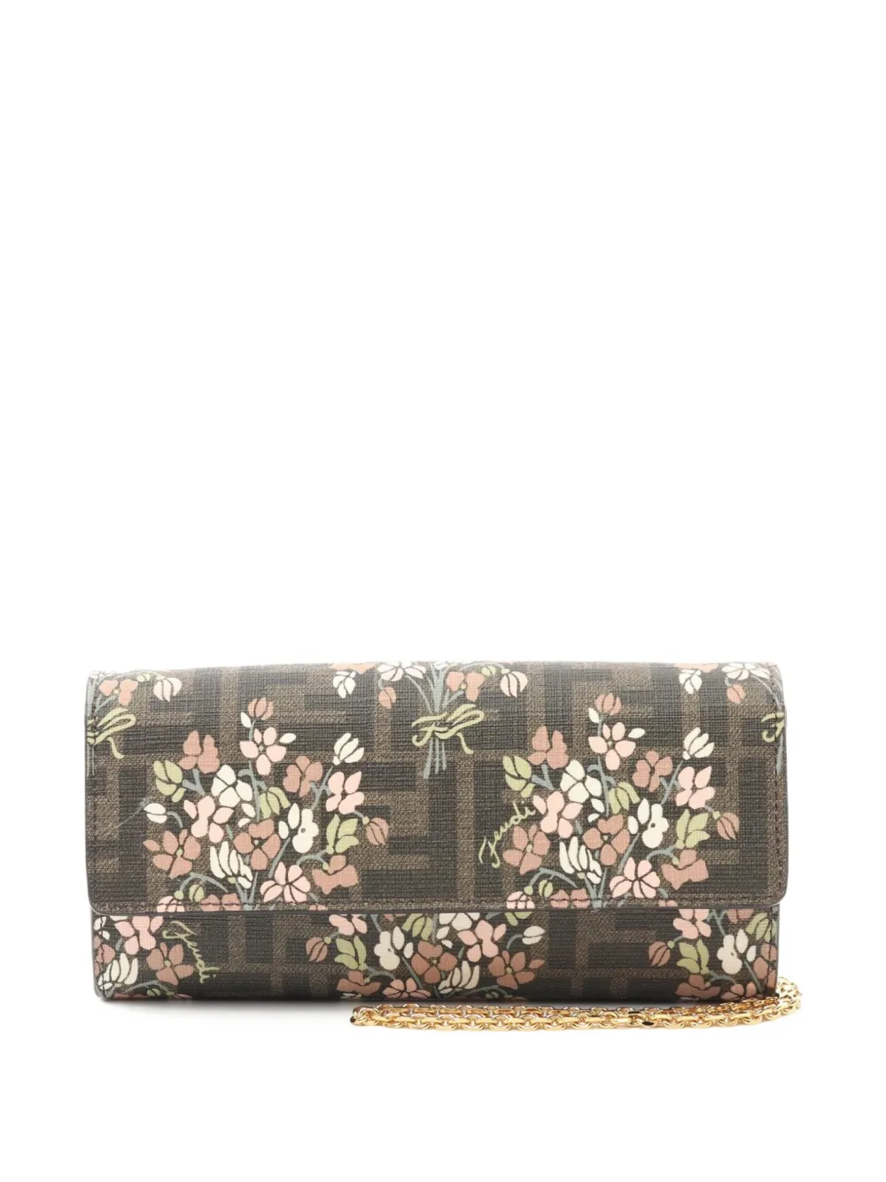 2020s Roma floral-print clutch bag