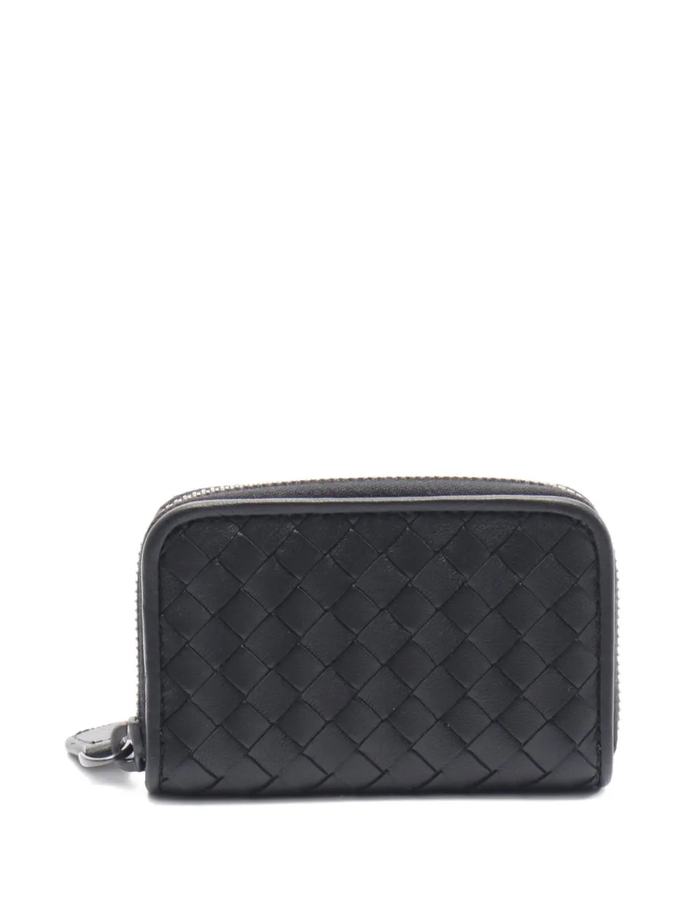 Bottega Veneta Pre-Owned 2020s Intrecciato leather coin purse | Black | Image 1