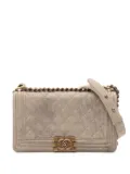 CHANEL Pre-Owned 2013-2014 Boy Chanel shoulder bag - Neutrals