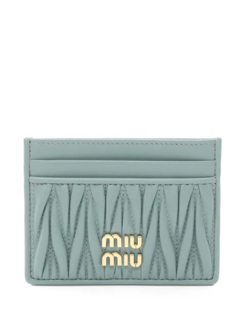 Miu Miu Pre-Owned 2020s leather card holder