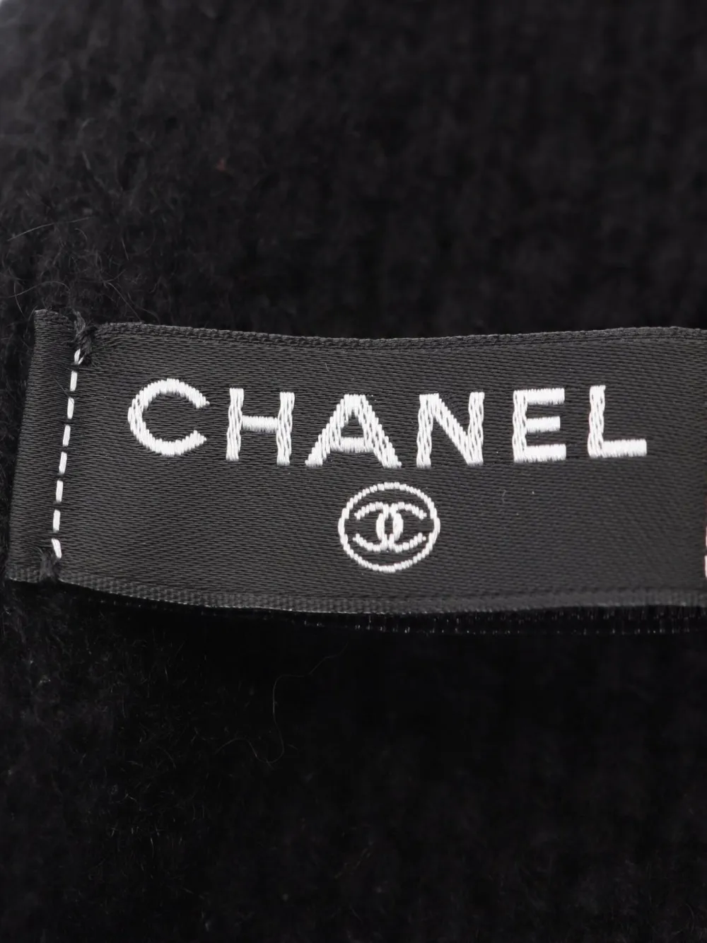 CHANEL Pre-Owned 1986-1988 CC knitted scarf | Image 2