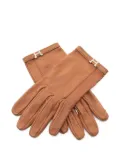 Hermès Pre-Owned 2000s leather gloves - Brown