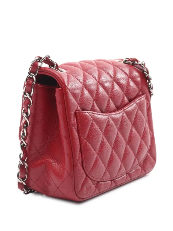 CHANEL Pre-Owned 2012 マトラッセ チェーン ショルダーバッグ ミニ