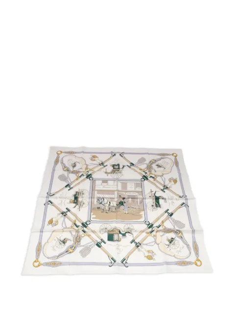 Hermès Pre-Owned 2020s Palonniers silk scarf