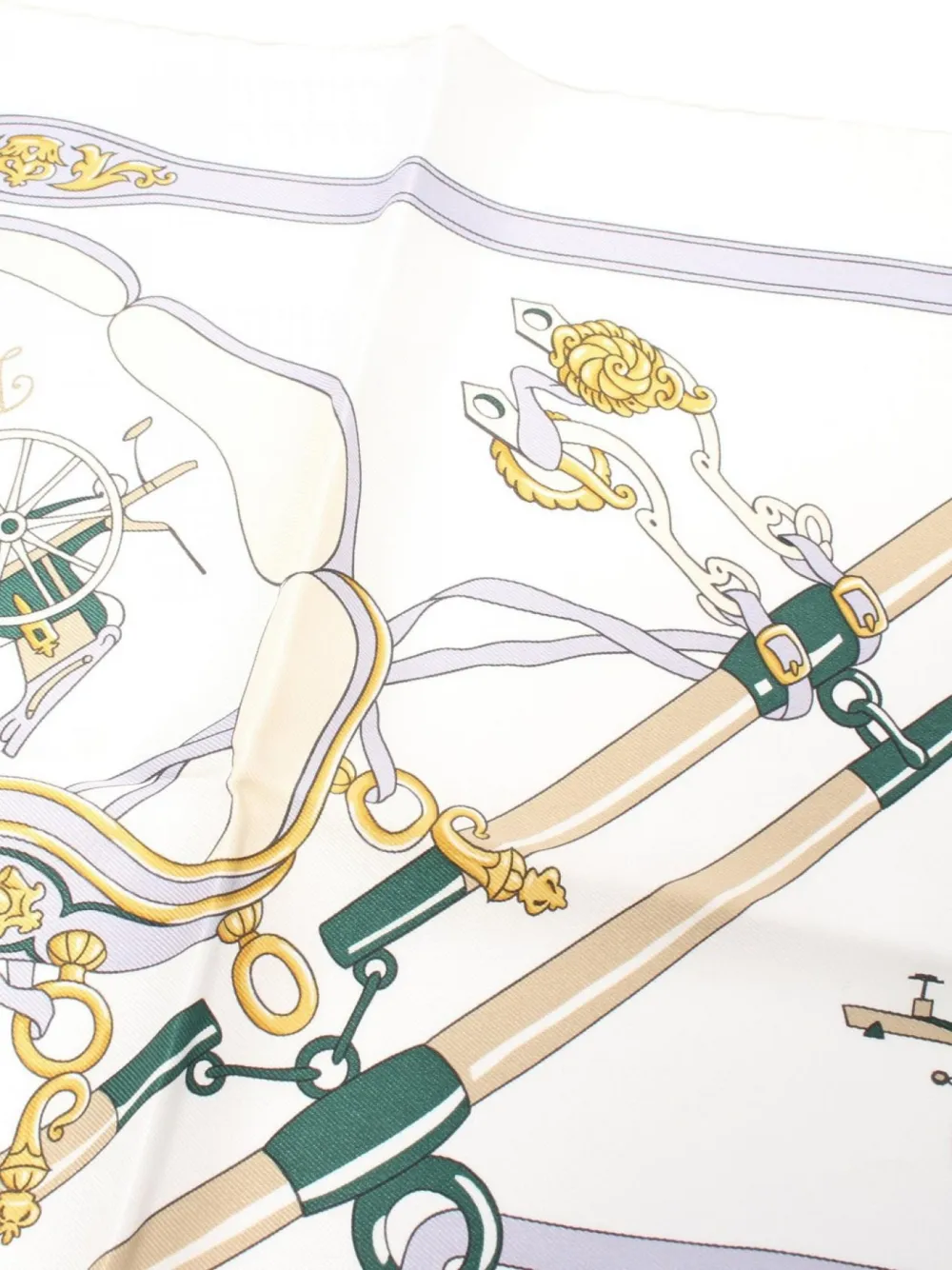 Hermès Pre-Owned 2020s Palonniers silk scarf | Image 2