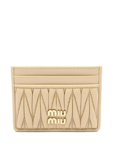 Miu Miu Pre-Owned 2020s Matelasse card holder