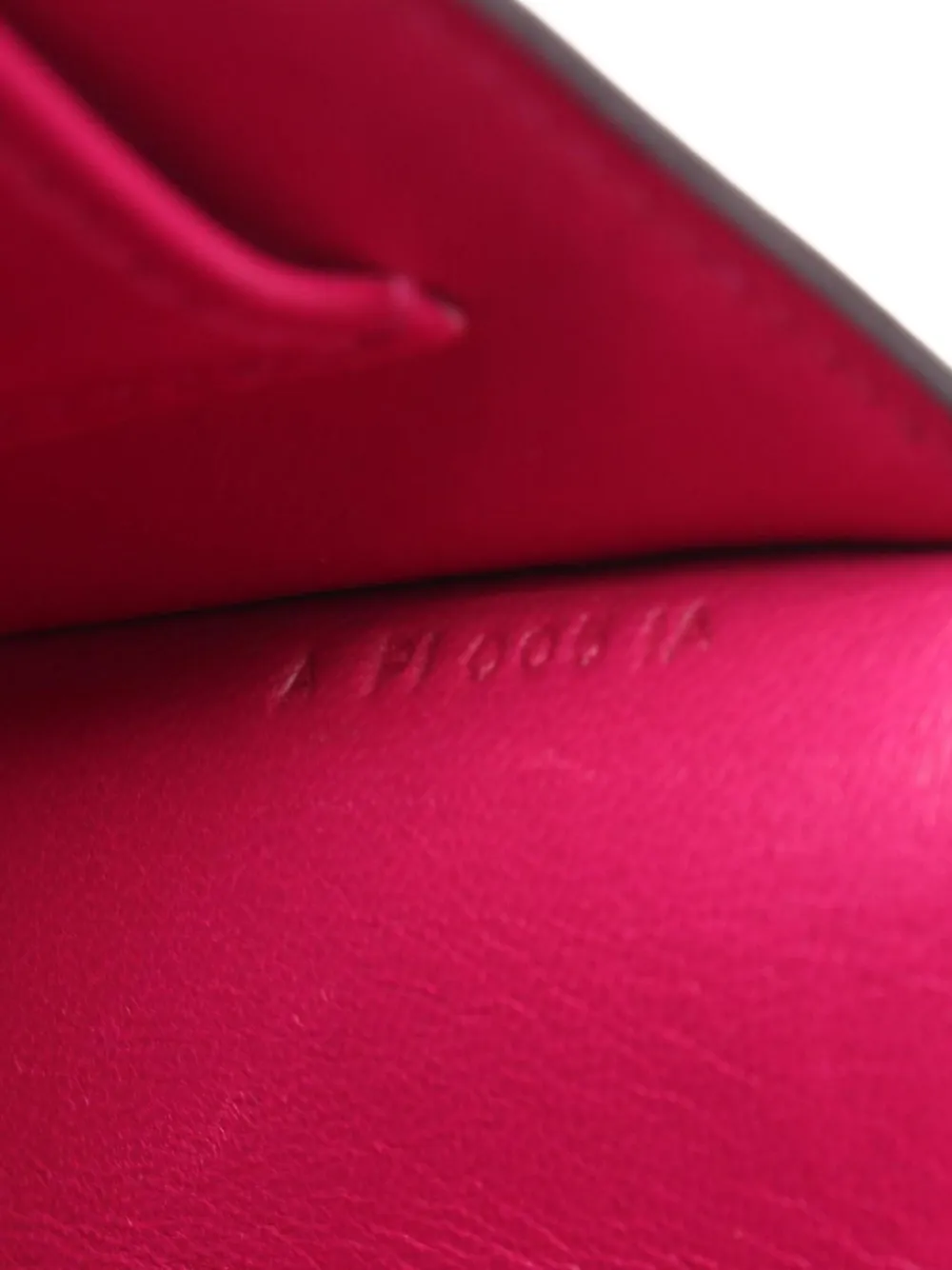 Pre-owned Hermes 2017 Midi Schersch Clutch Bag In Pink