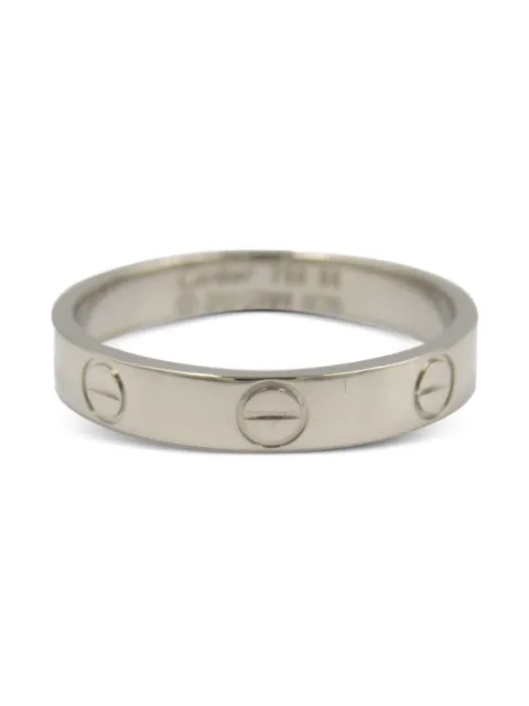 Cartier 2010s 18K white gold Love ring