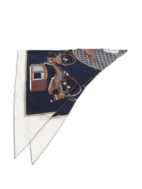 Hermès Pre-Owned 2020s Les Voitures scarf 