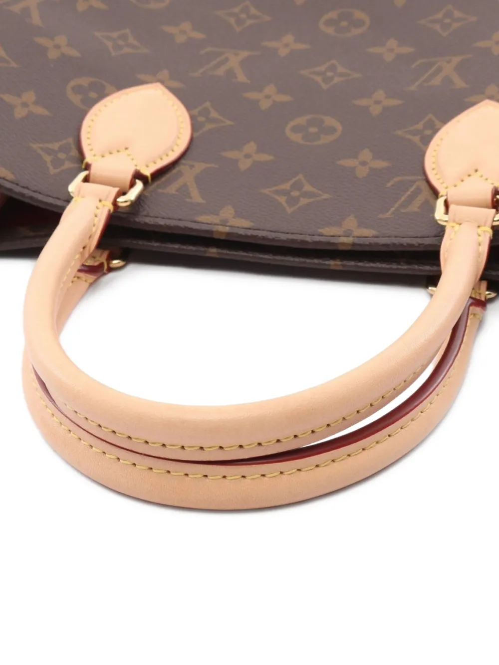 Pre-owned Louis Vuitton 2021 Sac Plat Two-way Handbag In Brown