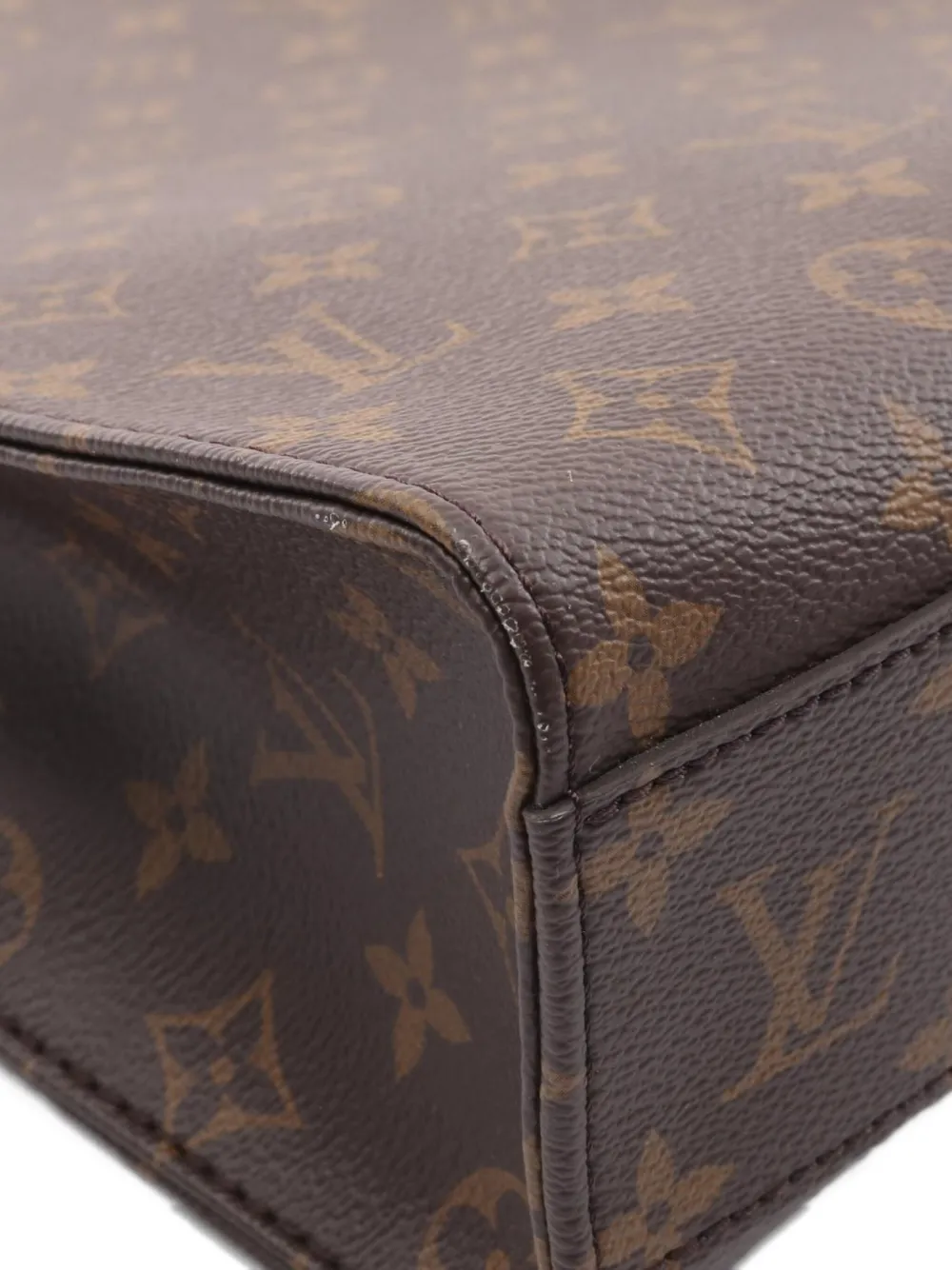 Pre-owned Louis Vuitton 2021 Sac Plat Two-way Handbag In Brown