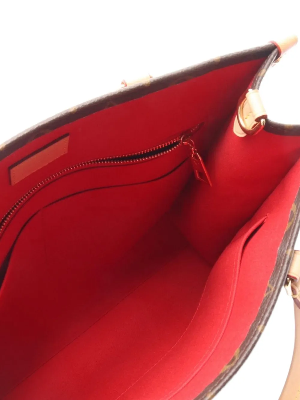 Pre-owned Louis Vuitton 2021 Sac Plat Two-way Handbag In Brown