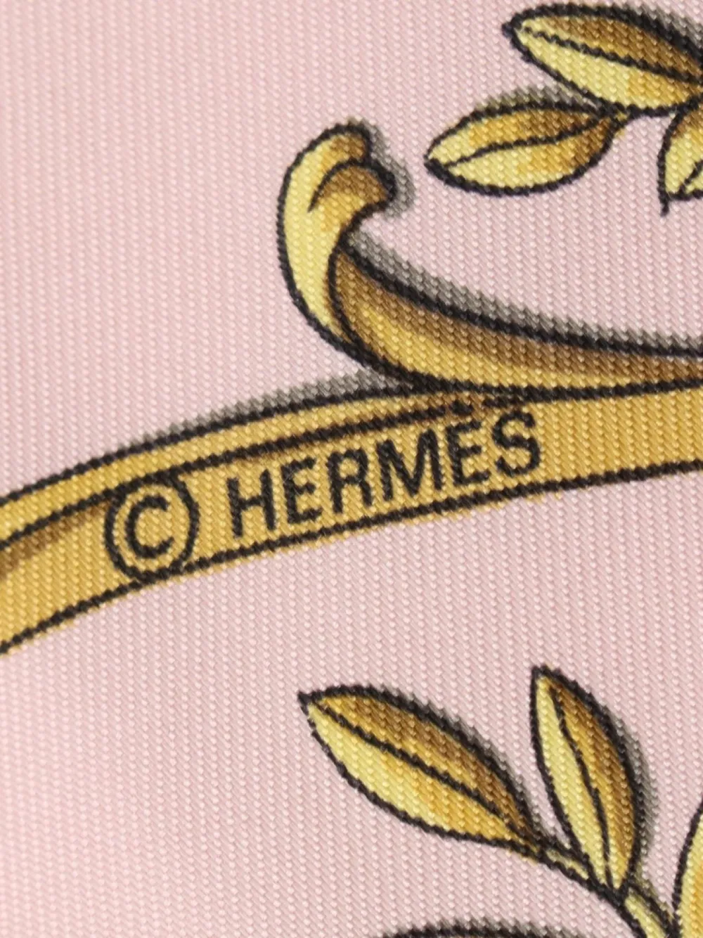 Pre-owned Hermes 2010s La Promenade De Longchamps Silk Scarf