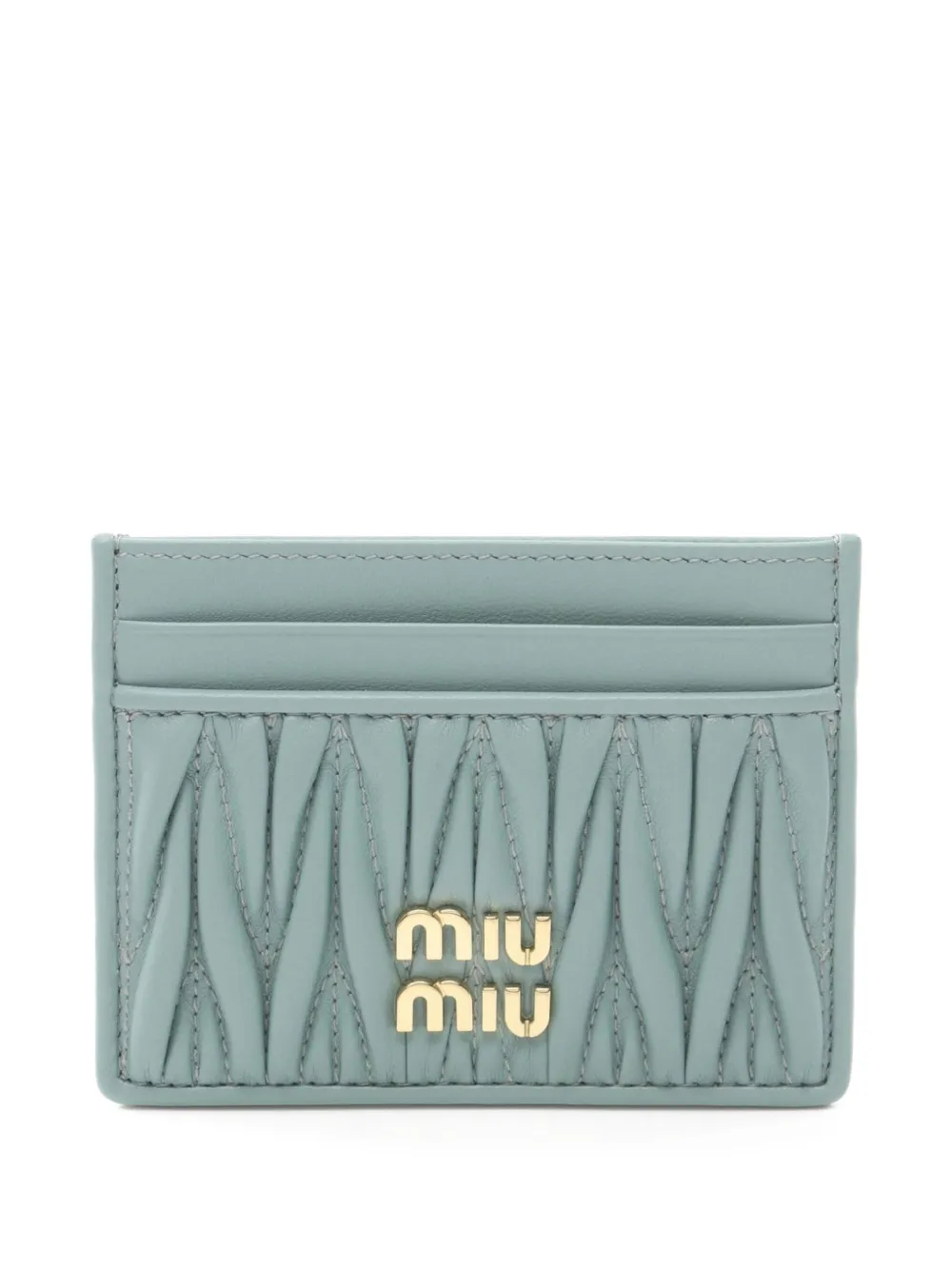 Pre-owned Miu Miu 2020s Leather Cardholder
