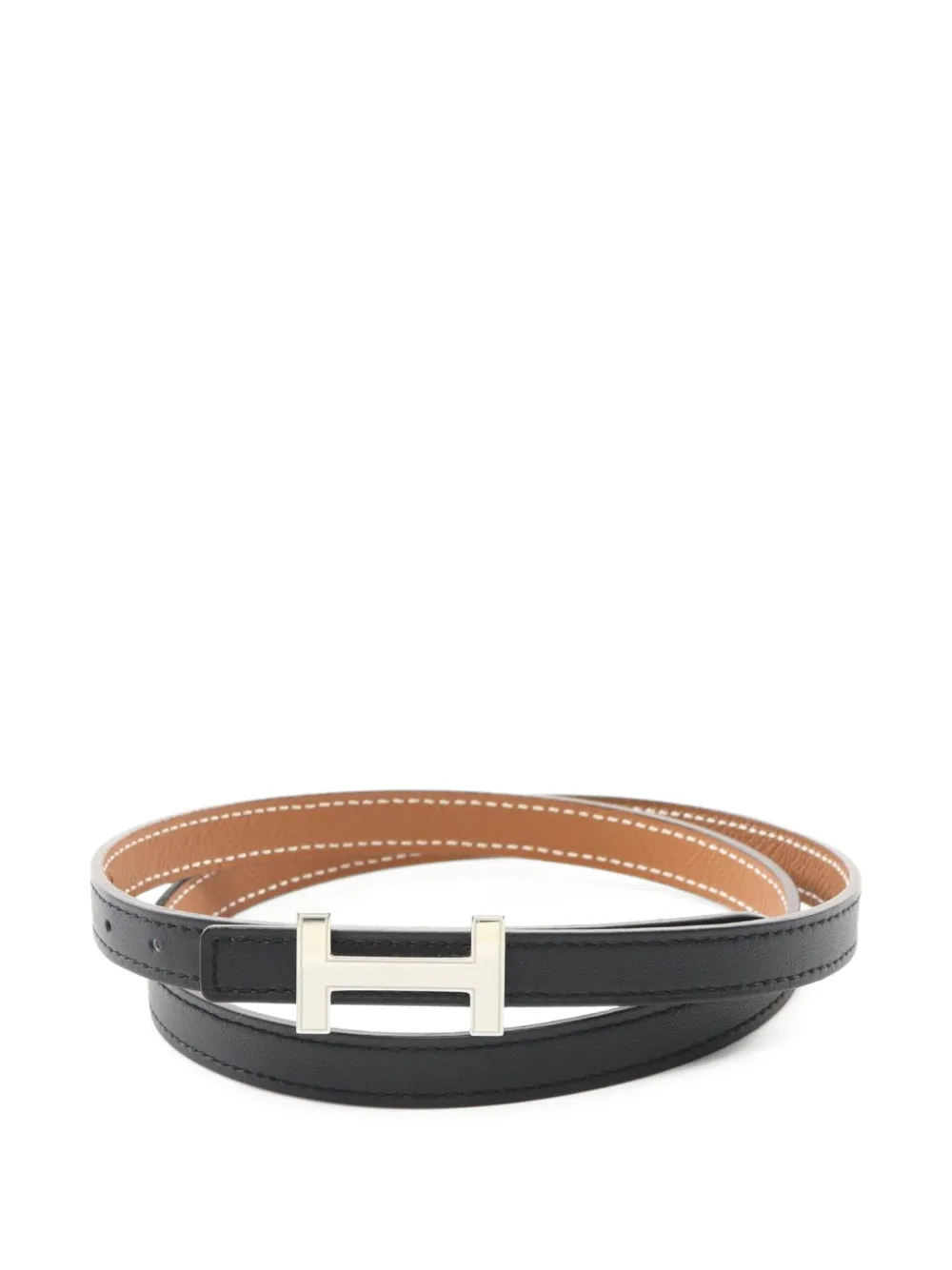 Hermès Pre-Owned 2022 mini Focus H-belt | Black | Image 1