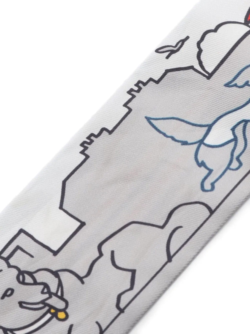 Hermès Pre-Owned mascada de seda Parisian Dog 2000 | Image 2