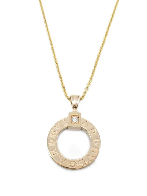 Bvlgari Pre-Owned قلادة ذهب وردي عيار 18 مرصعة بألماس من عقد 2010