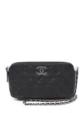 CHANEL Pre-Owned 2021 Matelasse Chain crossbody bag - Black