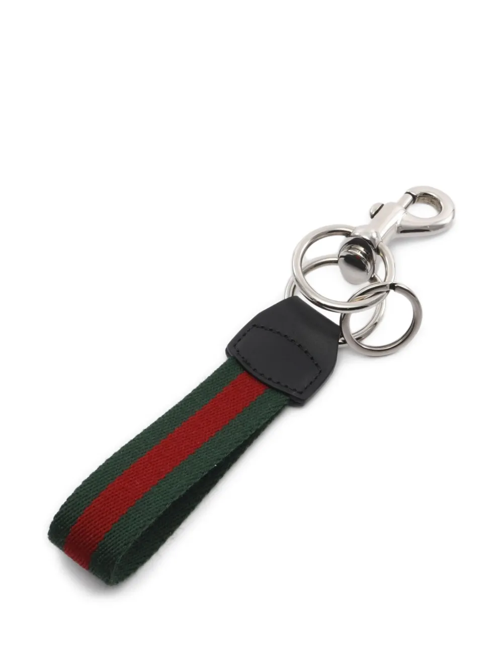 Gucci Pre-Owned 2020s Web-detail keyring | Image 2