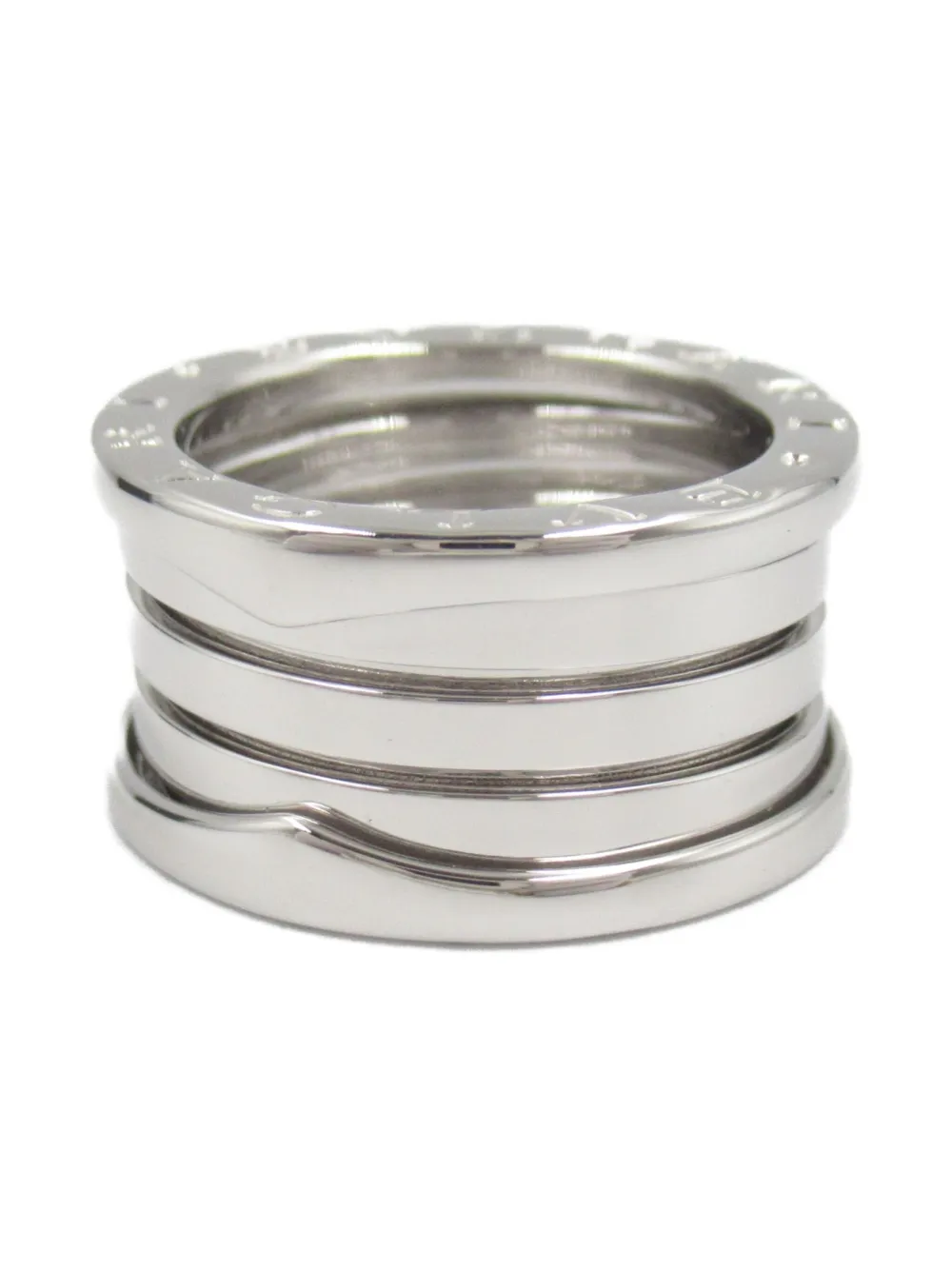 Bvlgari Pre-Owned anillo B.Zero1 en oro blanco de 18kt 2010 | Hombre | Image 2