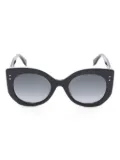 Fendi Pre-Owned 2000s Peekaboo cat-eye sunglasses - Black