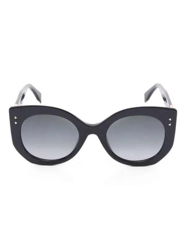 Fendi Black Peekaboo Cat-Eye Sunglasses Fendi - Peeakaboo - Black Butterfly Sunglasses - Sunglasses  main image 2
