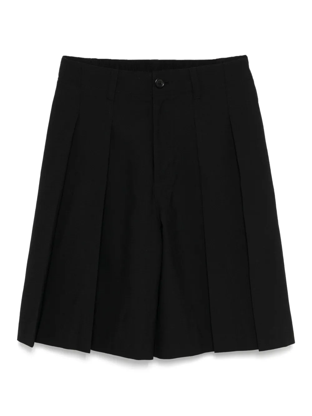 Gather pleats shorts