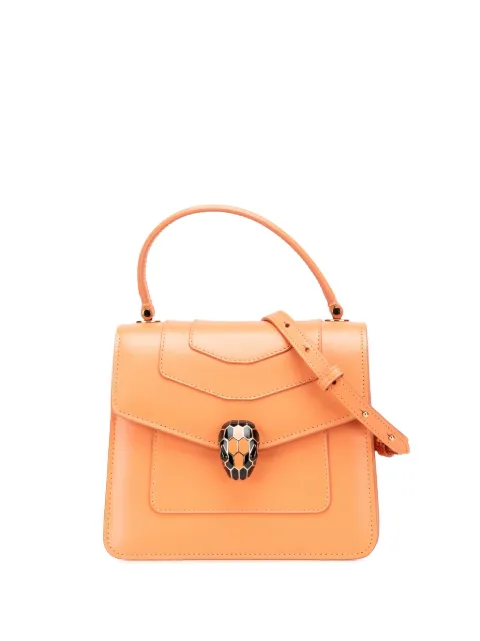 Bvlgari Pre-Owned 2010-2024 Calfskin Serpenti Forever Top Handle satchel
