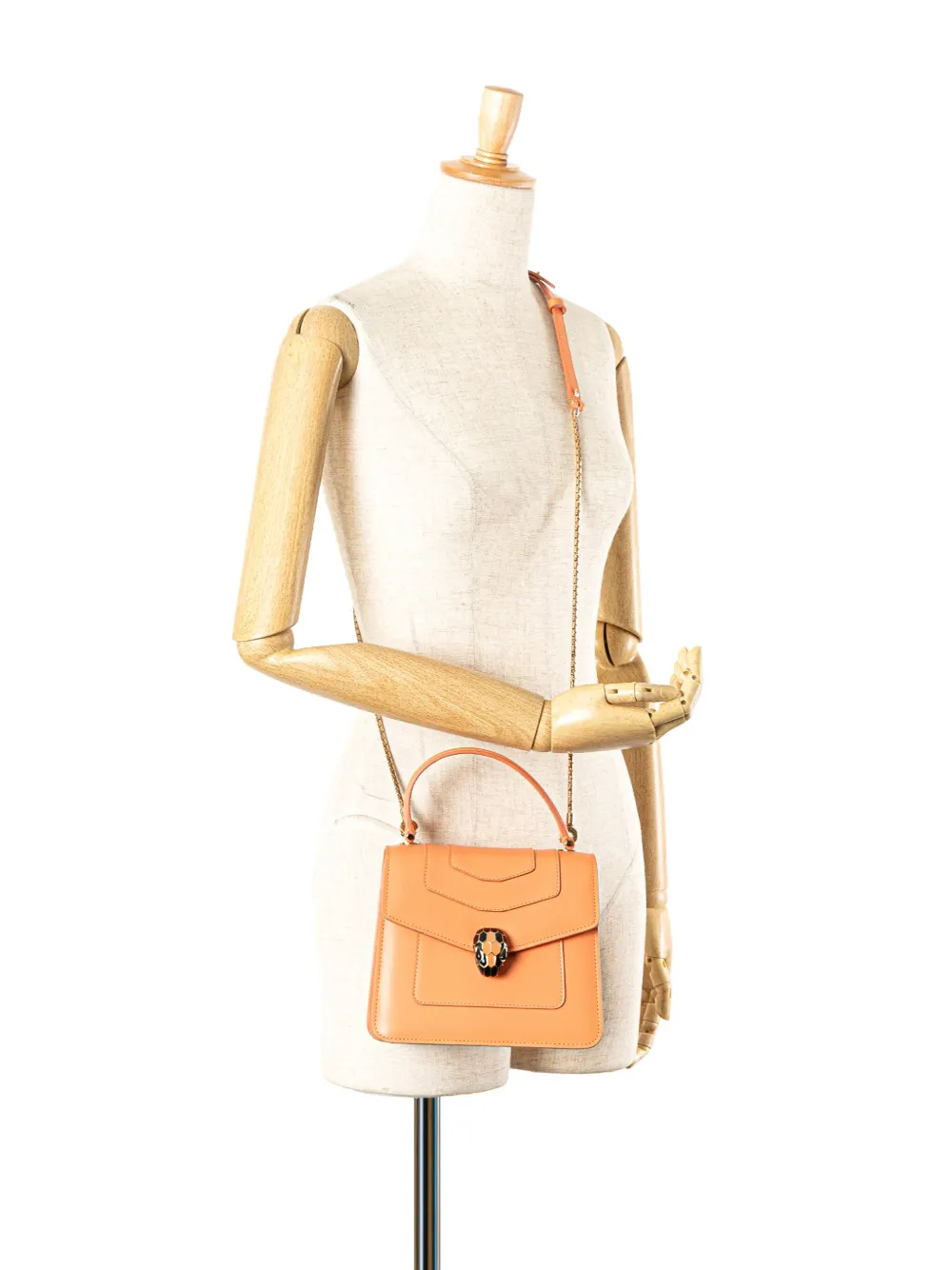 Bvlgari Pre-Owned 2010-2024 Calfskin Serpenti Forever Top Handle satchel | Pre-Owned | Image 2