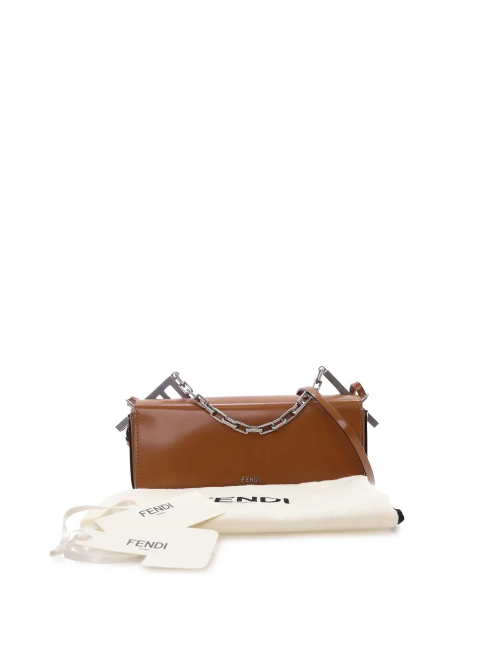 Fendi Pre-Owned bolsa satchel First Sight de charol con cadena 2000-2024 | Estilos de archivo | Image 2