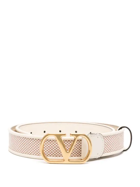 Valentino Garavani Vlogo leather belt