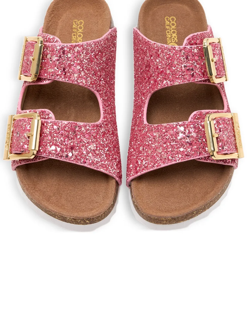 Colors Of California Kids Sandalen met gesp Roze