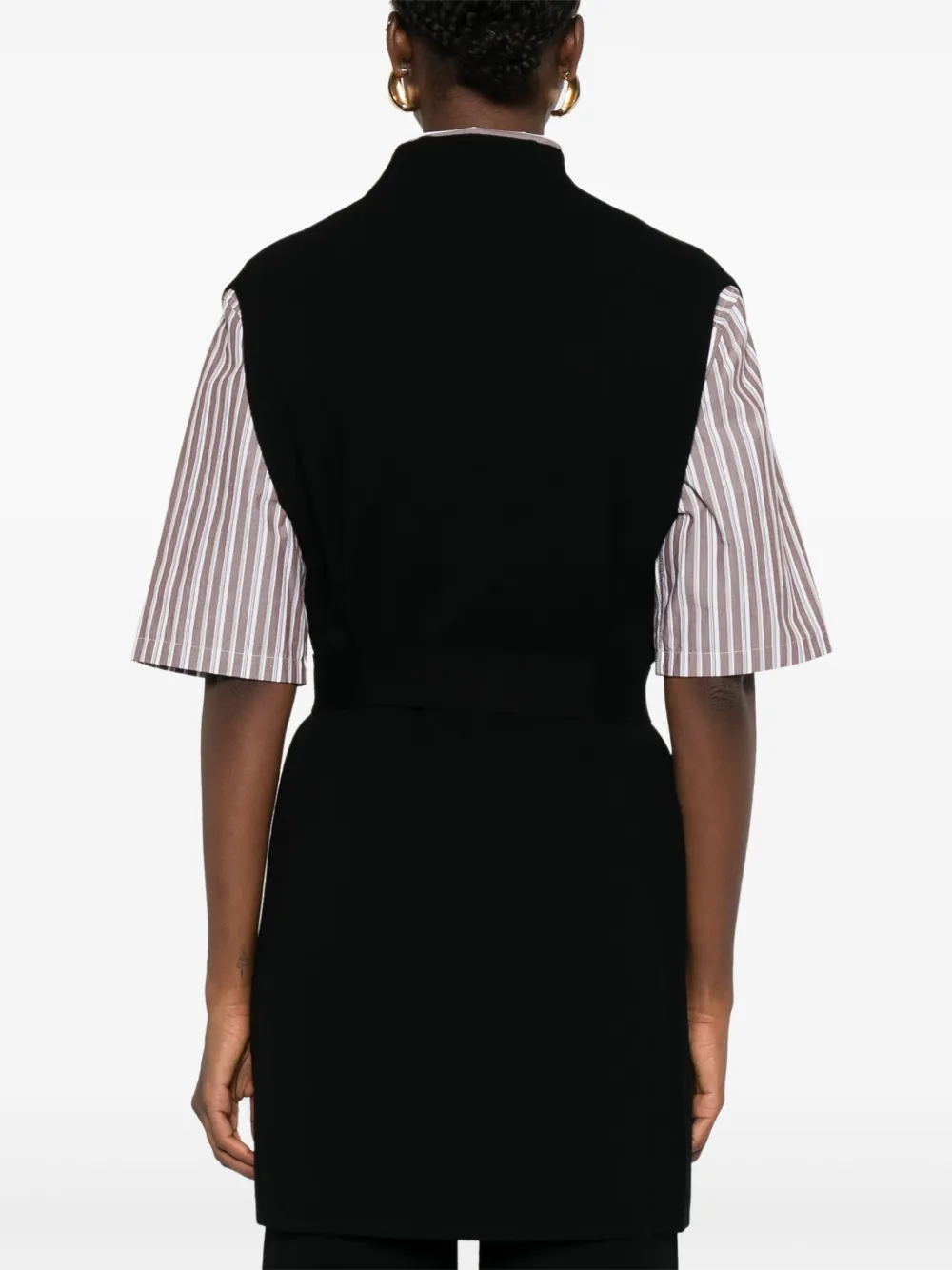 Max Mara knitted vest Zwart