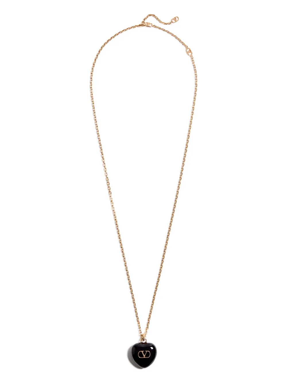 Valentino Garavani heart-pendant necklace | Gold | Image 1