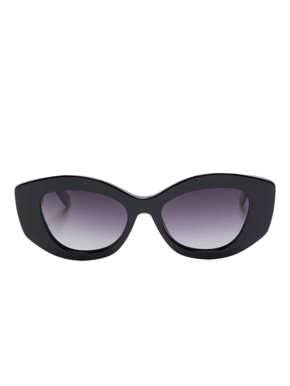 ANINE BING Rennes zonnebril met cat-eye montuur Zwart
