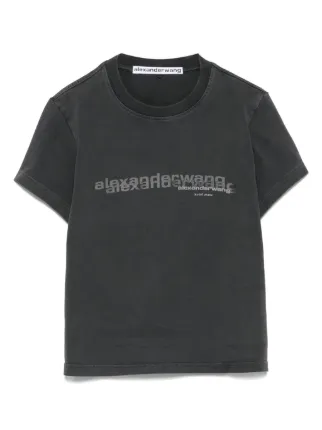 Alexander Wang ロゴ Tシャツ | グレー | FARFETCH JP