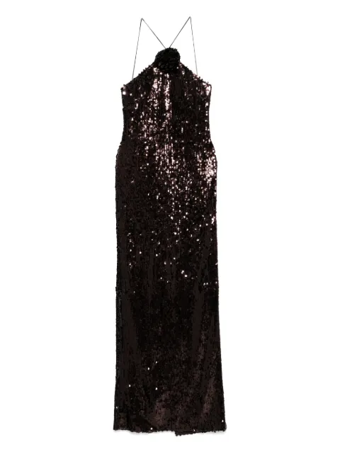 Magda Butrym halterneck sequinned dress
